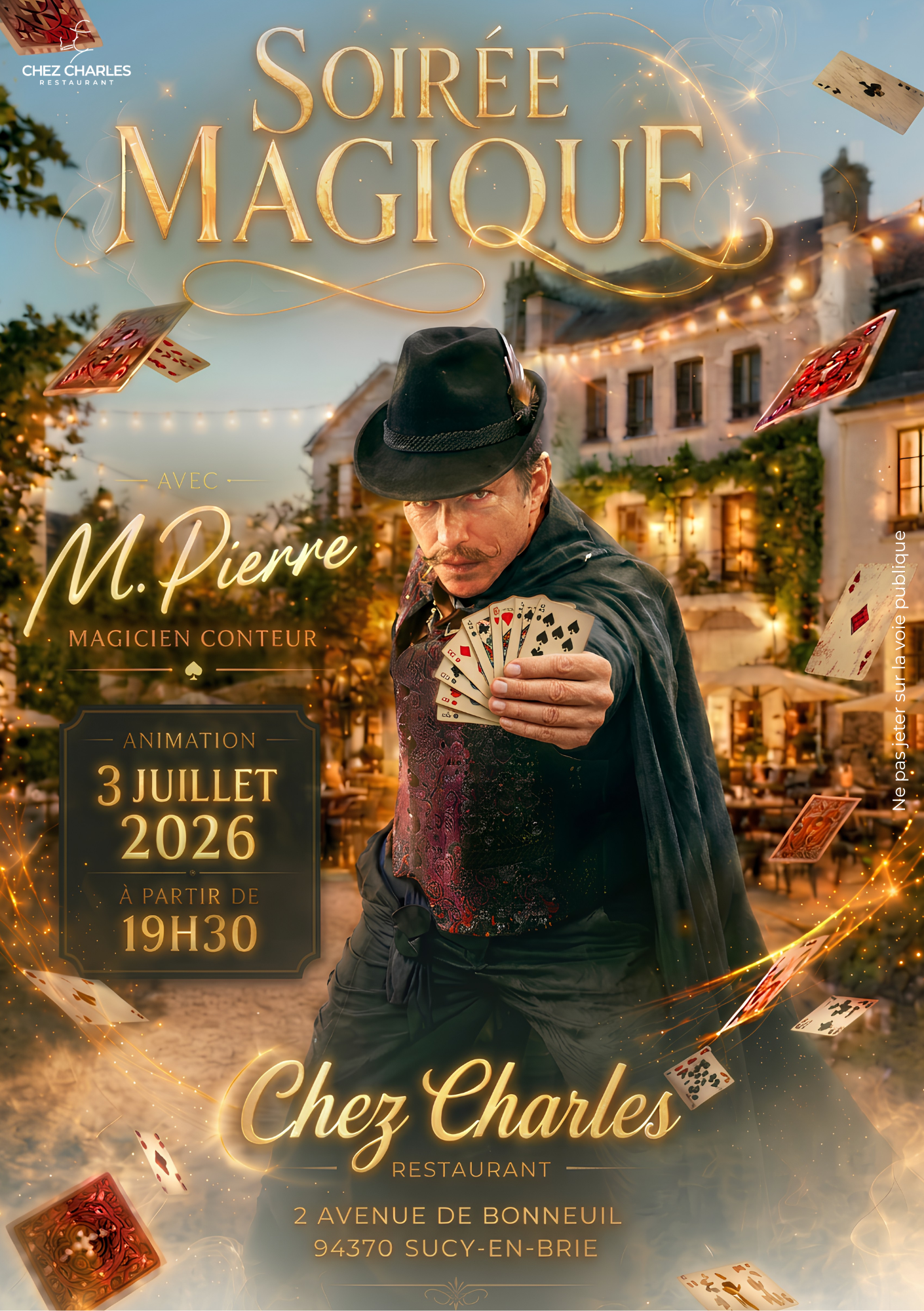 Soirée Magique Chez Charles - Vendredi 3 juillet
